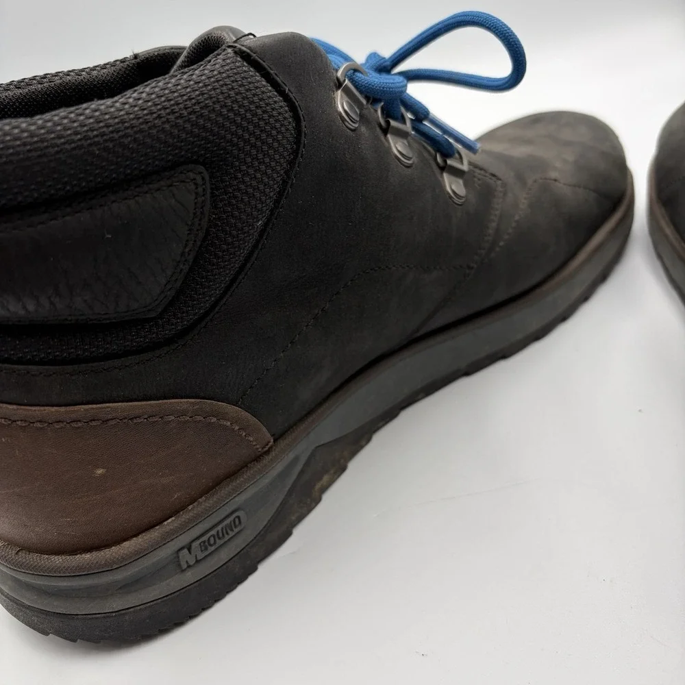 Merrell Epiction Chukka Boots Men's Size 12 Black Leather Lace Up  Hiking‎ Shoes